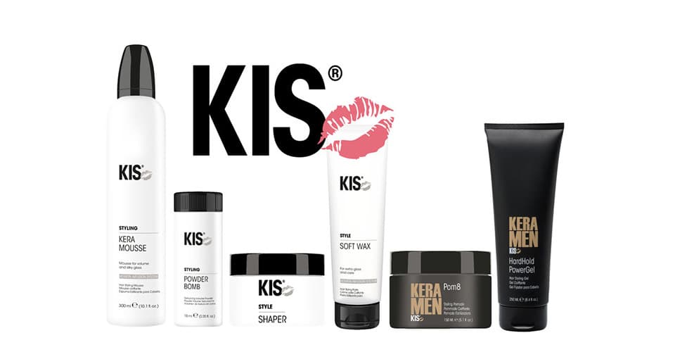 Assortiment KIS-stylingproducten